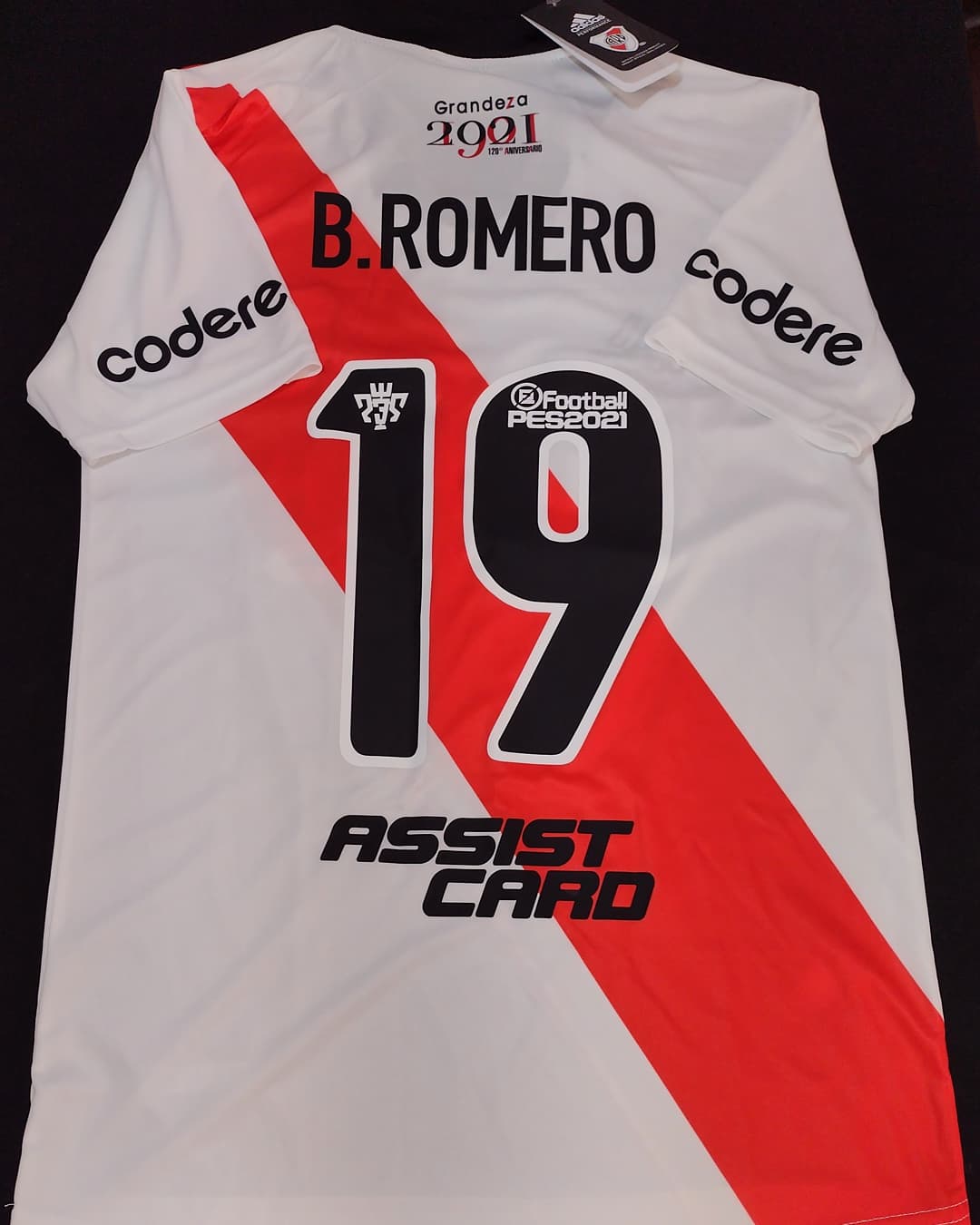 camiseta de river con numero