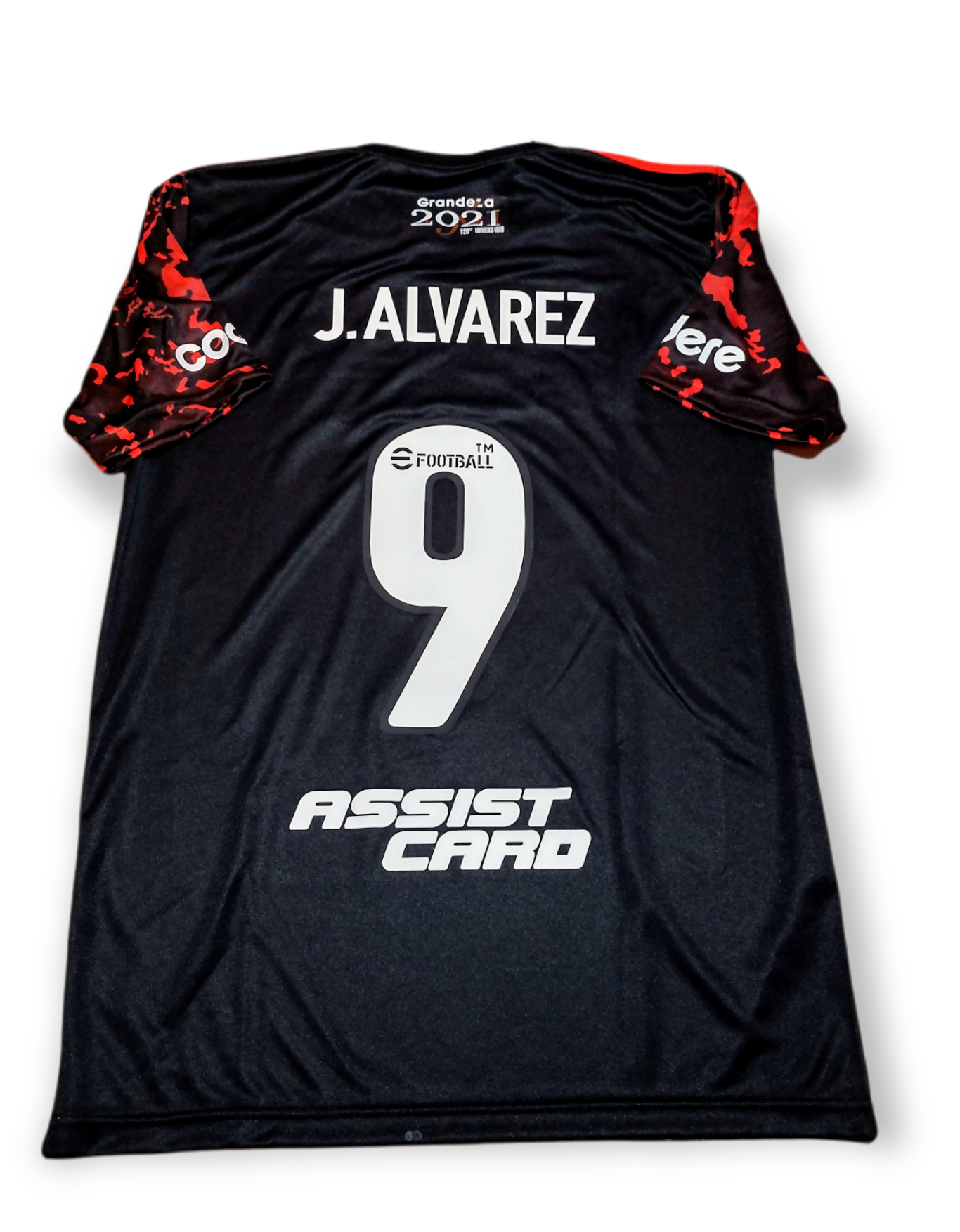 Camiseta De River Adidas Alternativa Julian Alvarez Negra Solo Deportes