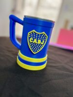 Chopp Boca Juniors 500cc Impresión plástica 3D - Imagen 2