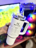 VASO TERMICO WINTERSCAPE QUENCHER H2.0 FLOWSTATE™ | 40 ONZAS -Color CREMA- - Imagen 2