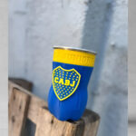 Vaso Botella Cortada Fernet Boca Juniors 500ml - Imagen 2