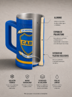 Chopp Boca Juniors "Paredes 5" 1 Litro - Imagen 2
