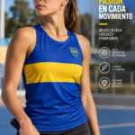 Musculosa Mujer Retro Boca Jrs