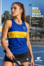 Musculosa Mujer Retro Boca Jrs